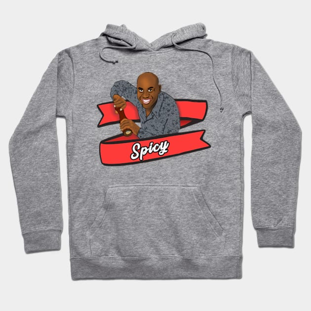 Extremely Spicy Ainsley Harriott Meme Hoodie by Barnyardy